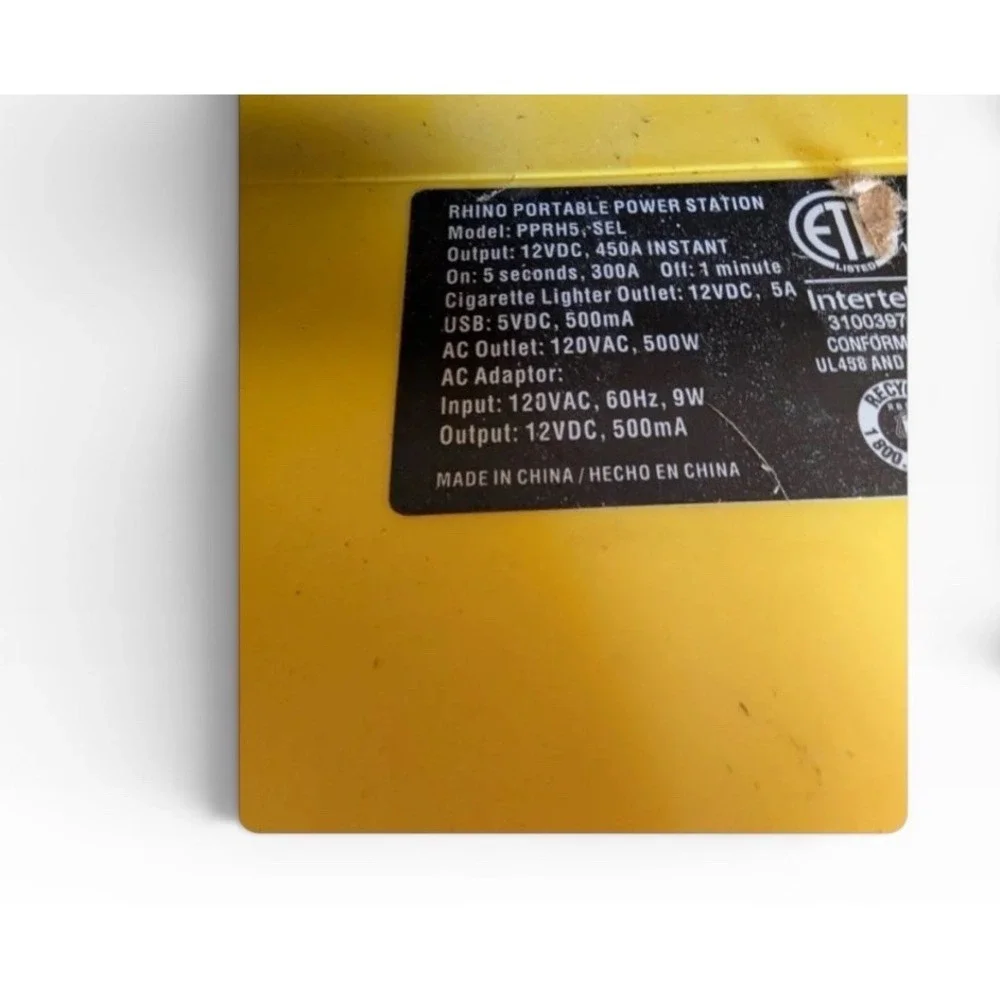 Stanley Rhino 500W Power Station Jump Starter & 120 PSI Air Compressor‎